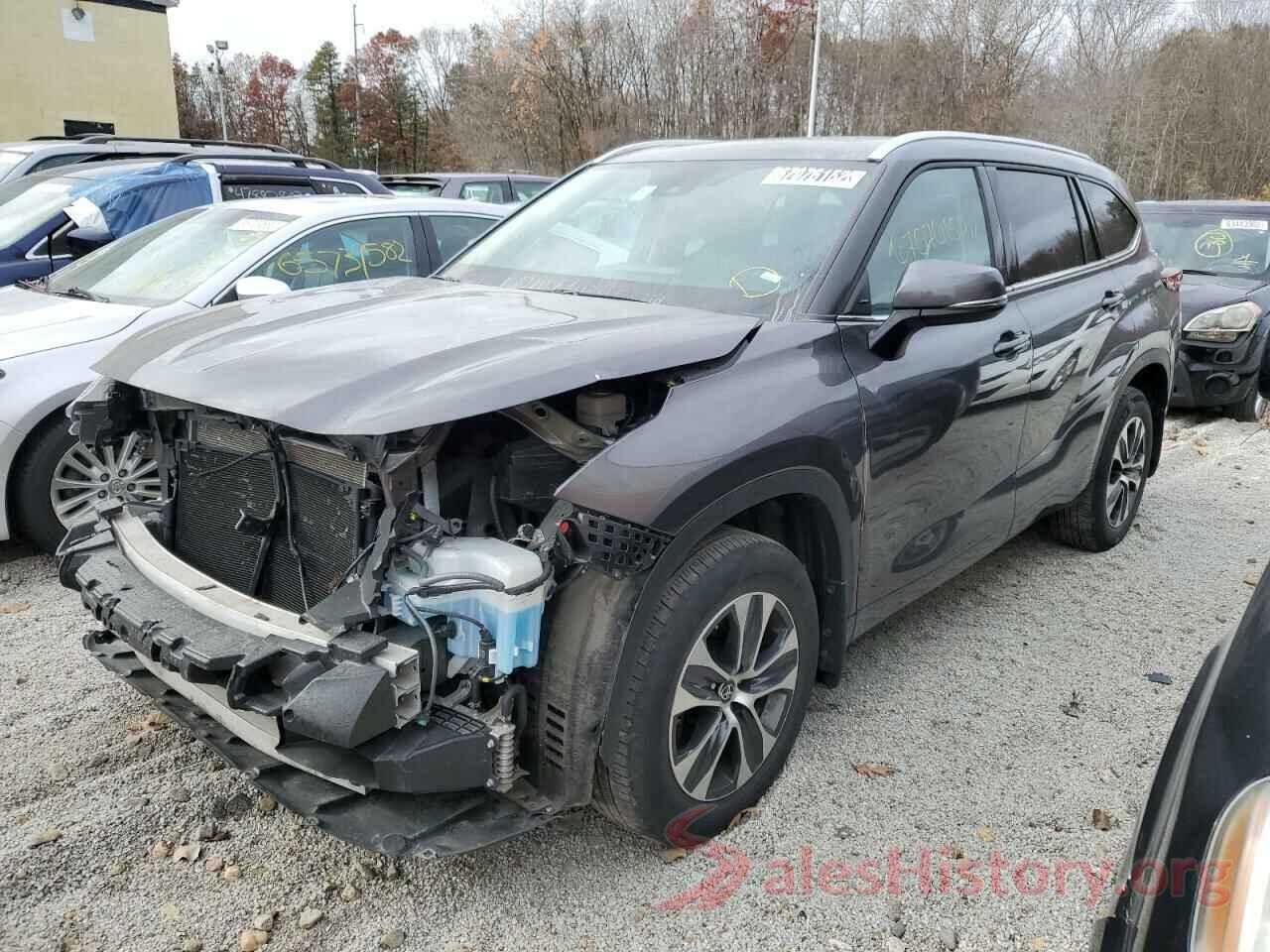 5TDGZRBH3MS535046 2021 TOYOTA HIGHLANDER