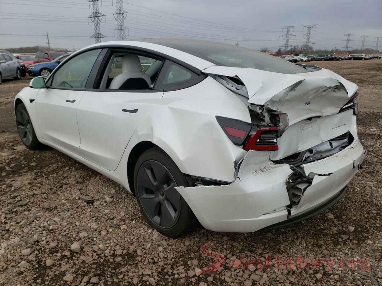 5YJ3E1EB0MF948047 2021 TESLA MODEL 3