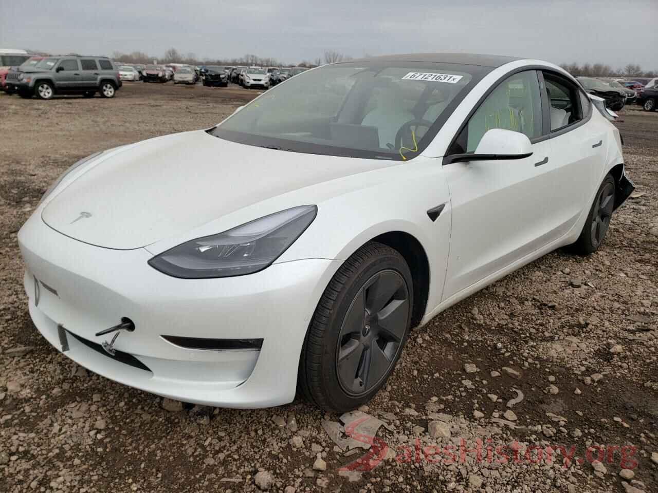 5YJ3E1EB0MF948047 2021 TESLA MODEL 3