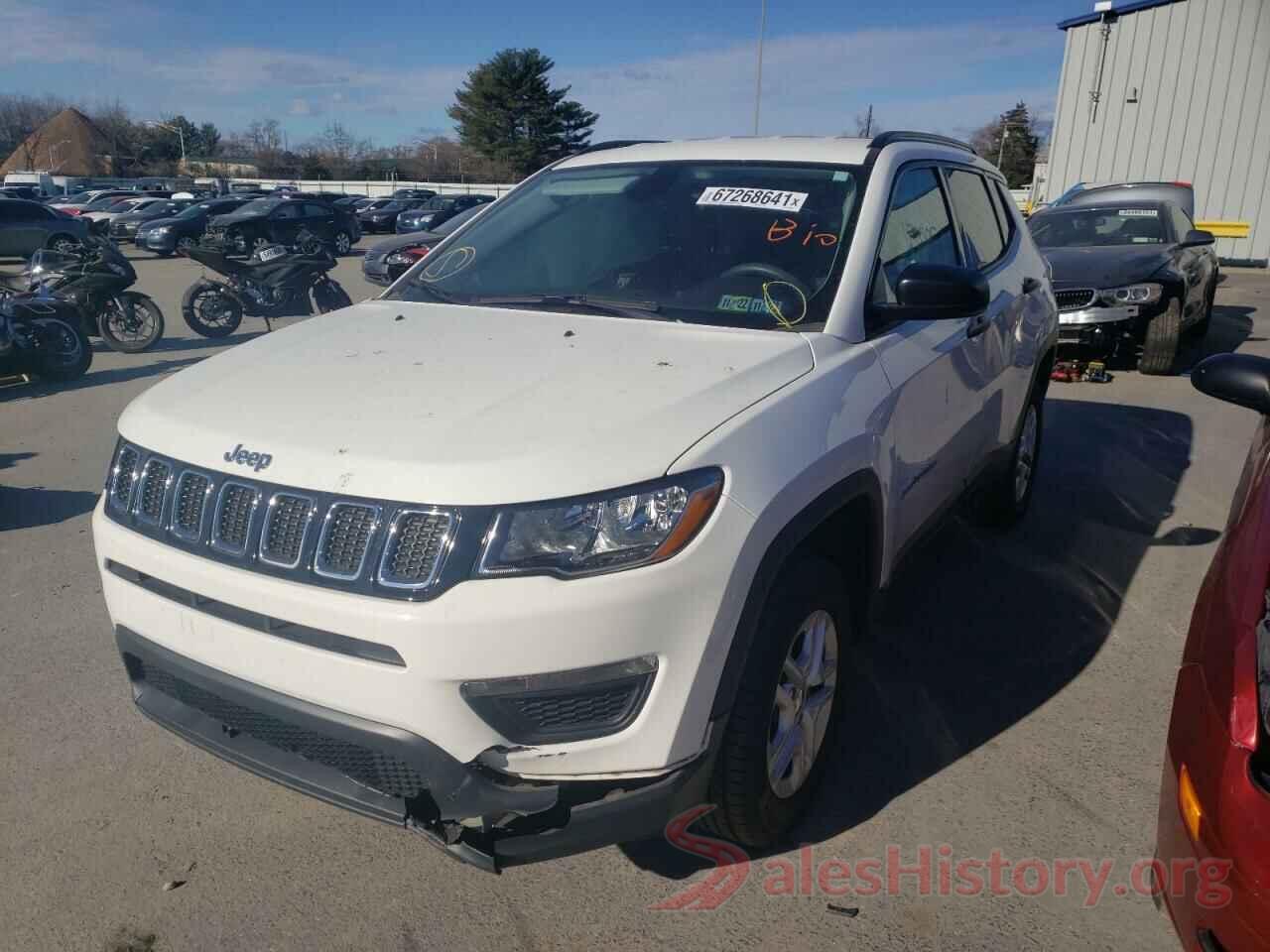 3C4NJDABXJT209955 2018 JEEP COMPASS