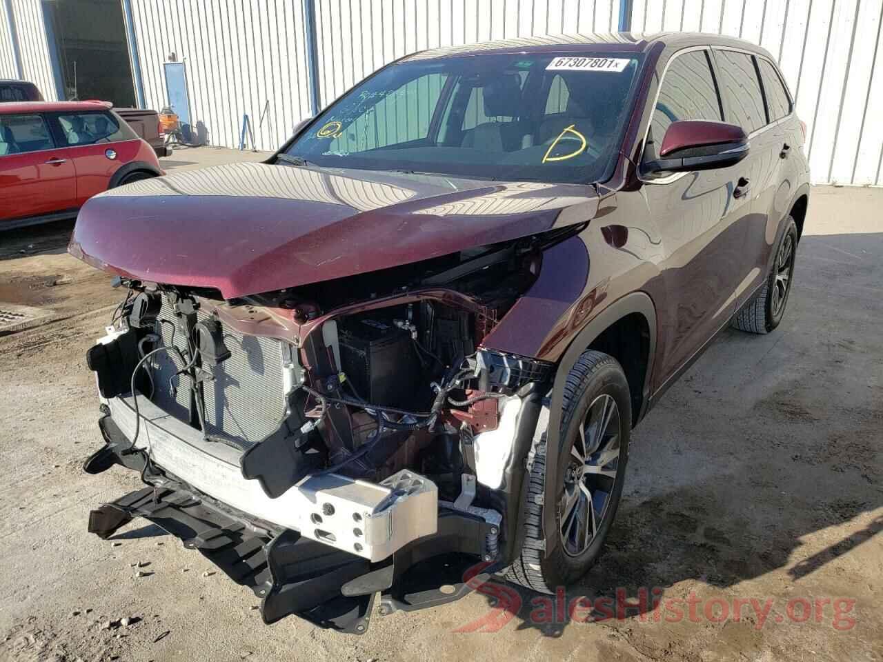 5TDZZRFH0KS369620 2019 TOYOTA HIGHLANDER