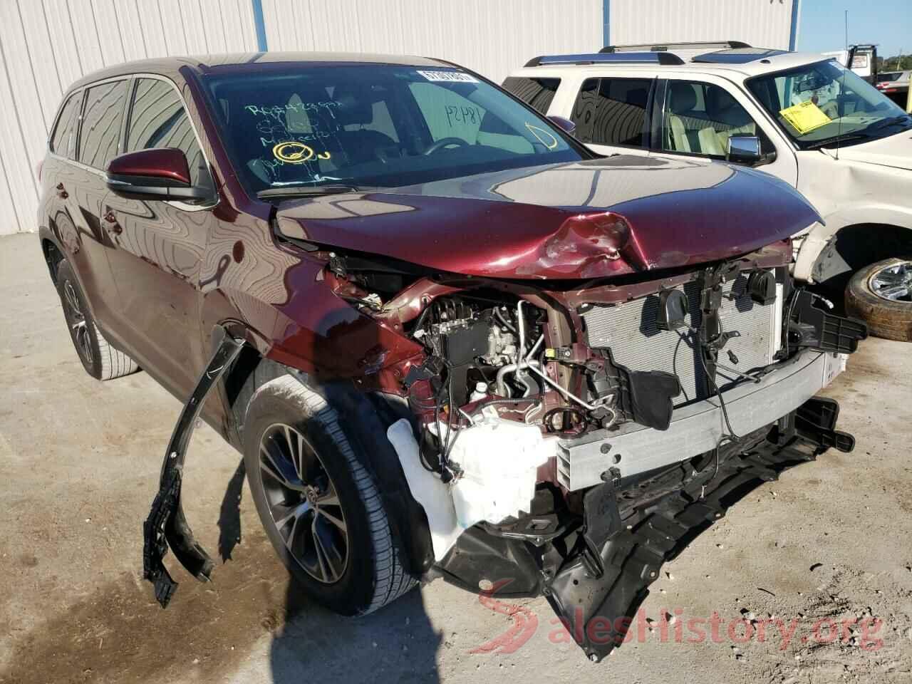 5TDZZRFH0KS369620 2019 TOYOTA HIGHLANDER