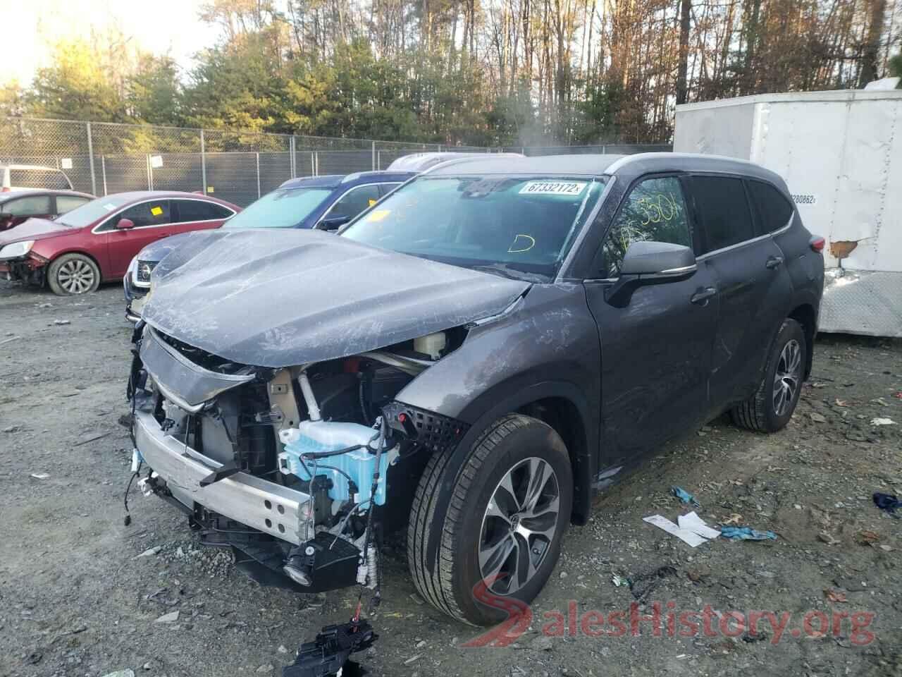 5TDGZRBH2NS567844 2022 TOYOTA HIGHLANDER