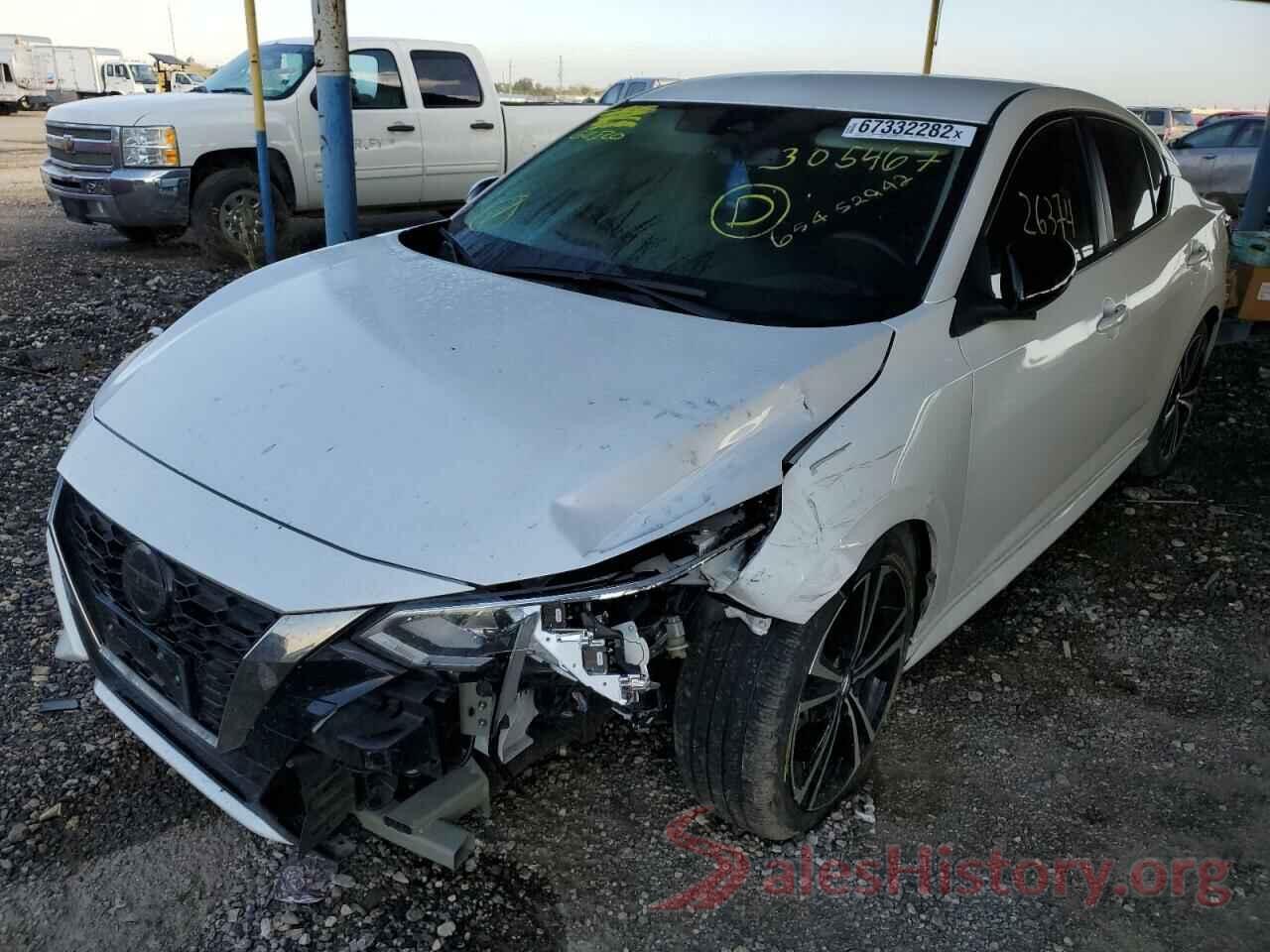 3N1AB8DV4LY305467 2020 NISSAN SENTRA