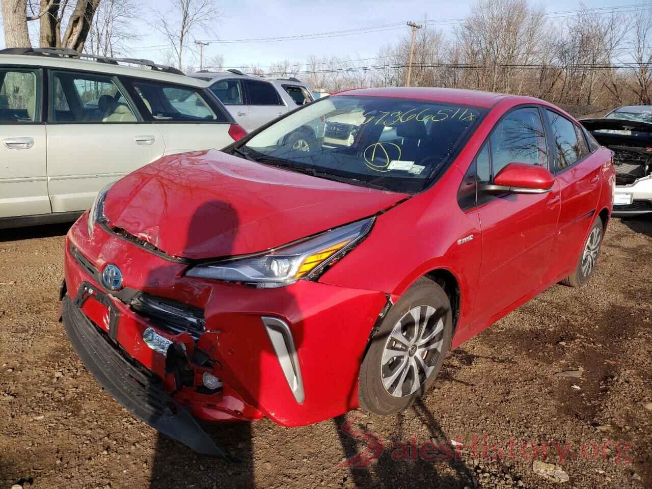 JTDL9MFU3M3030523 2021 TOYOTA PRIUS