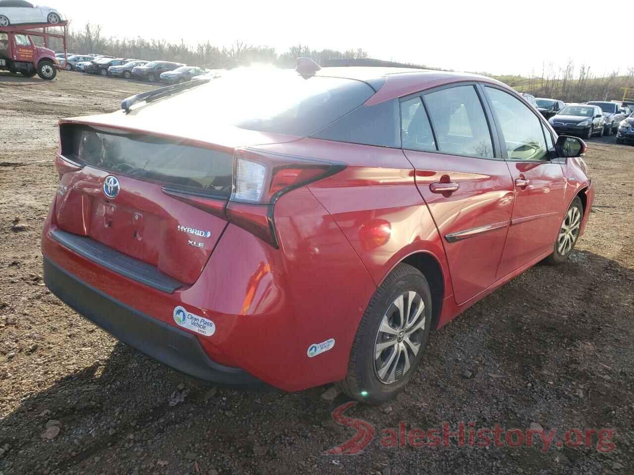 JTDL9MFU3M3030523 2021 TOYOTA PRIUS