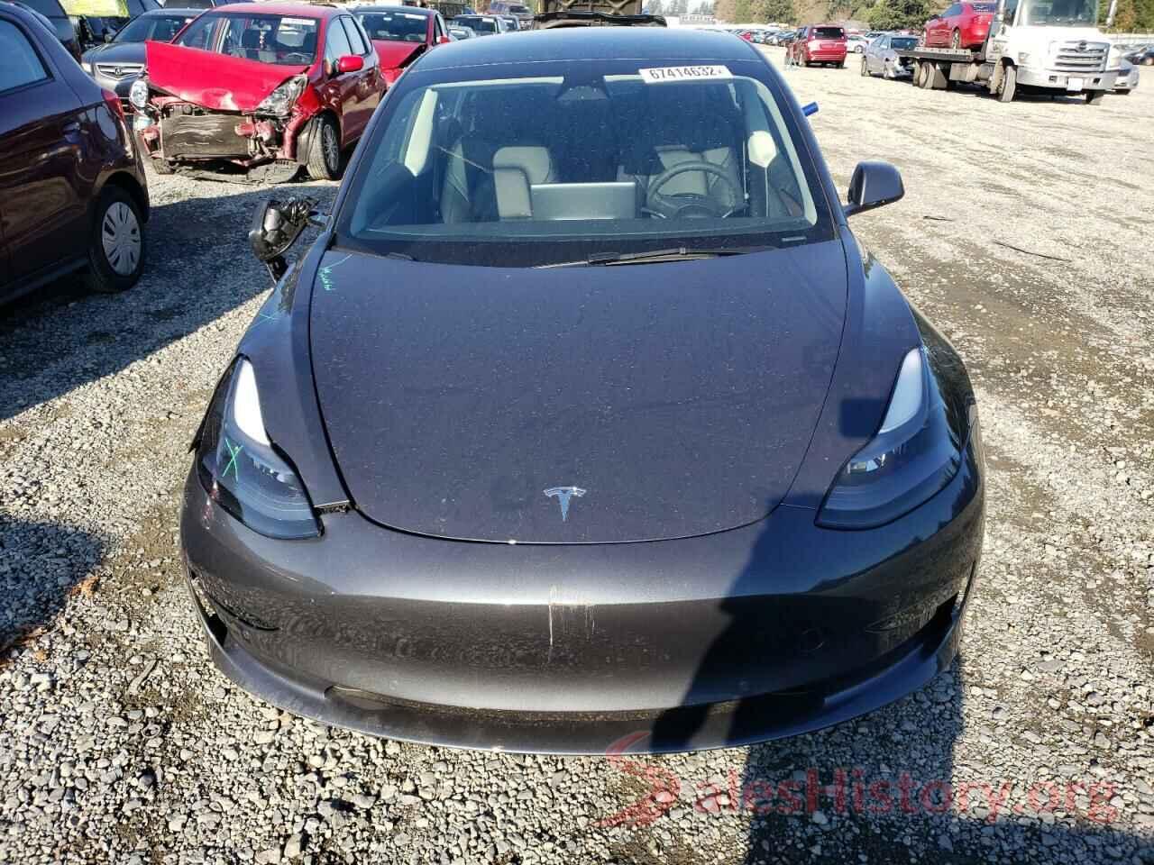 5YJ3E1EB2NF361267 2022 TESLA MODEL 3