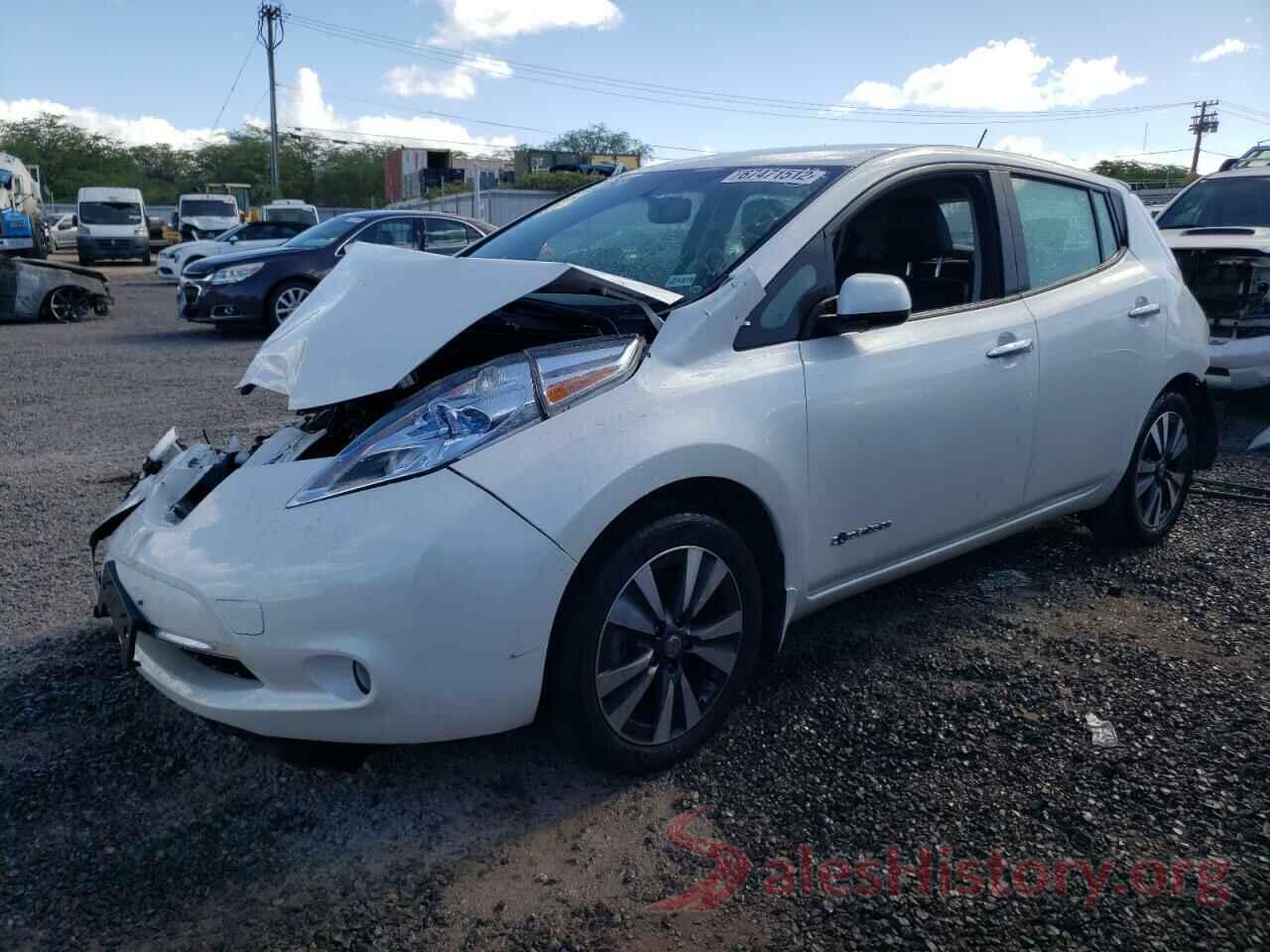 1N4AZ0CPXFC313590 2015 NISSAN LEAF