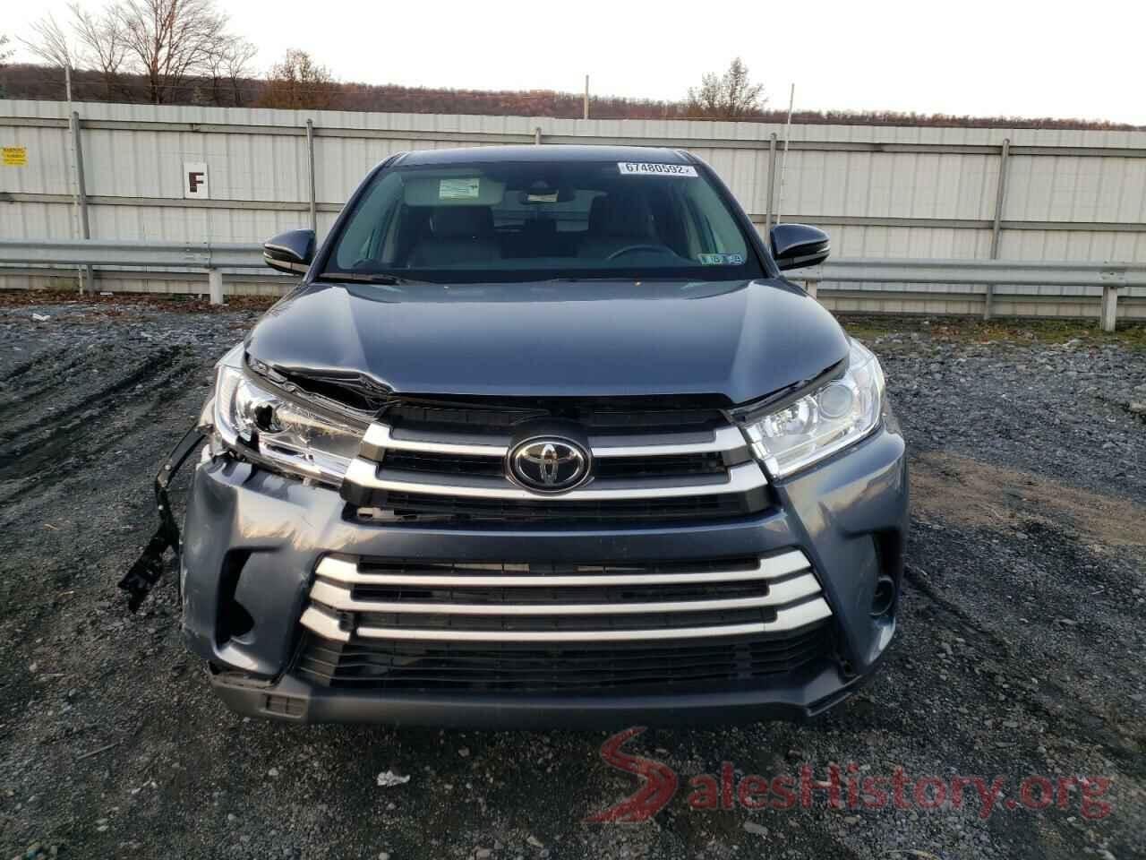 5TDBZRFH4KS740179 2019 TOYOTA HIGHLANDER