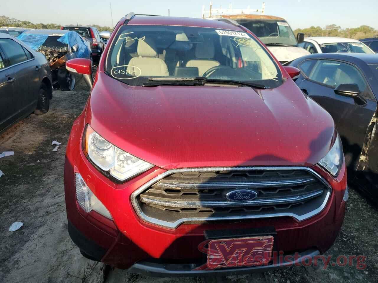 MAJ3S2KE9KC261081 2019 FORD ECOSPORT