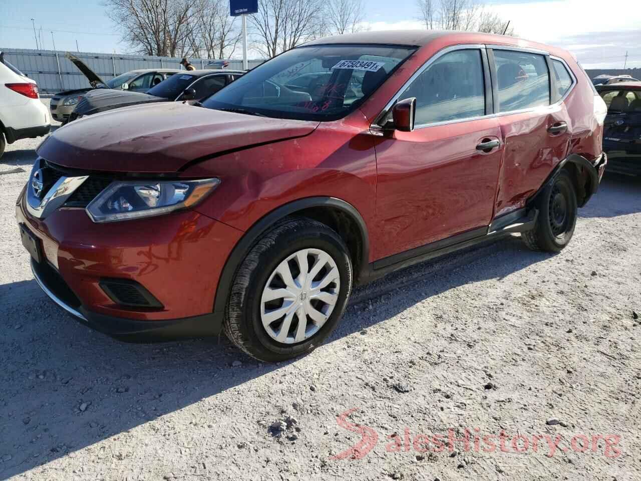 KNMAT2MV5GP640168 2016 NISSAN ROGUE