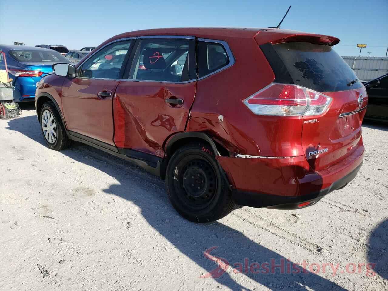 KNMAT2MV5GP640168 2016 NISSAN ROGUE