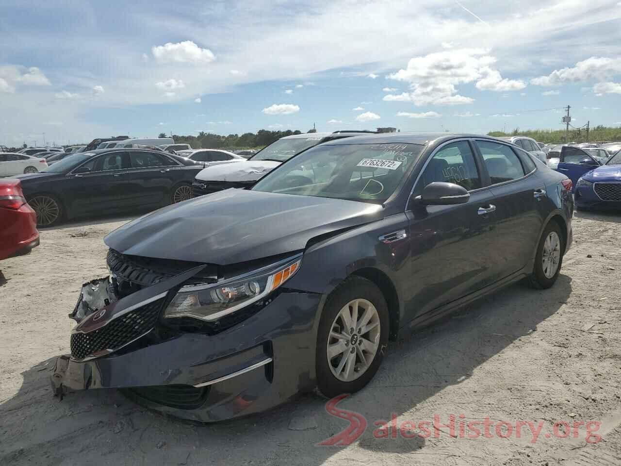 KNAGT4L38J5232673 2018 KIA OPTIMA