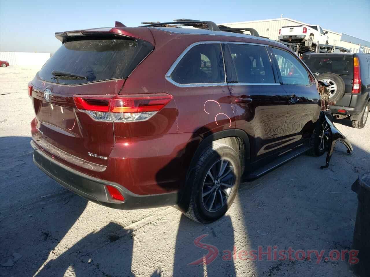 5TDJZRFH0KS918410 2019 TOYOTA HIGHLANDER