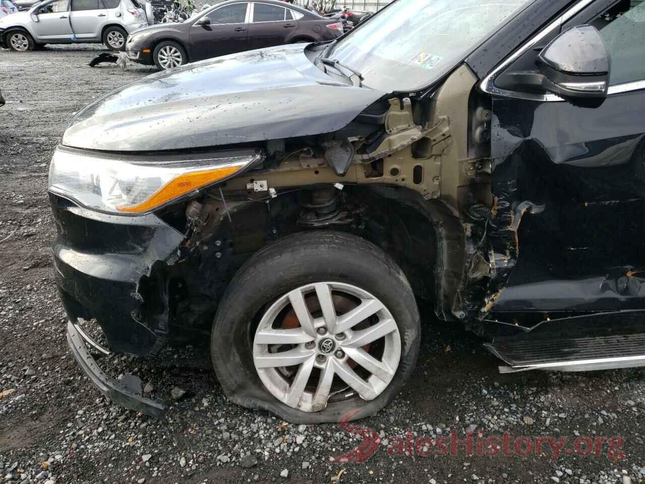 5TDBKRFH1GS307561 2016 TOYOTA HIGHLANDER