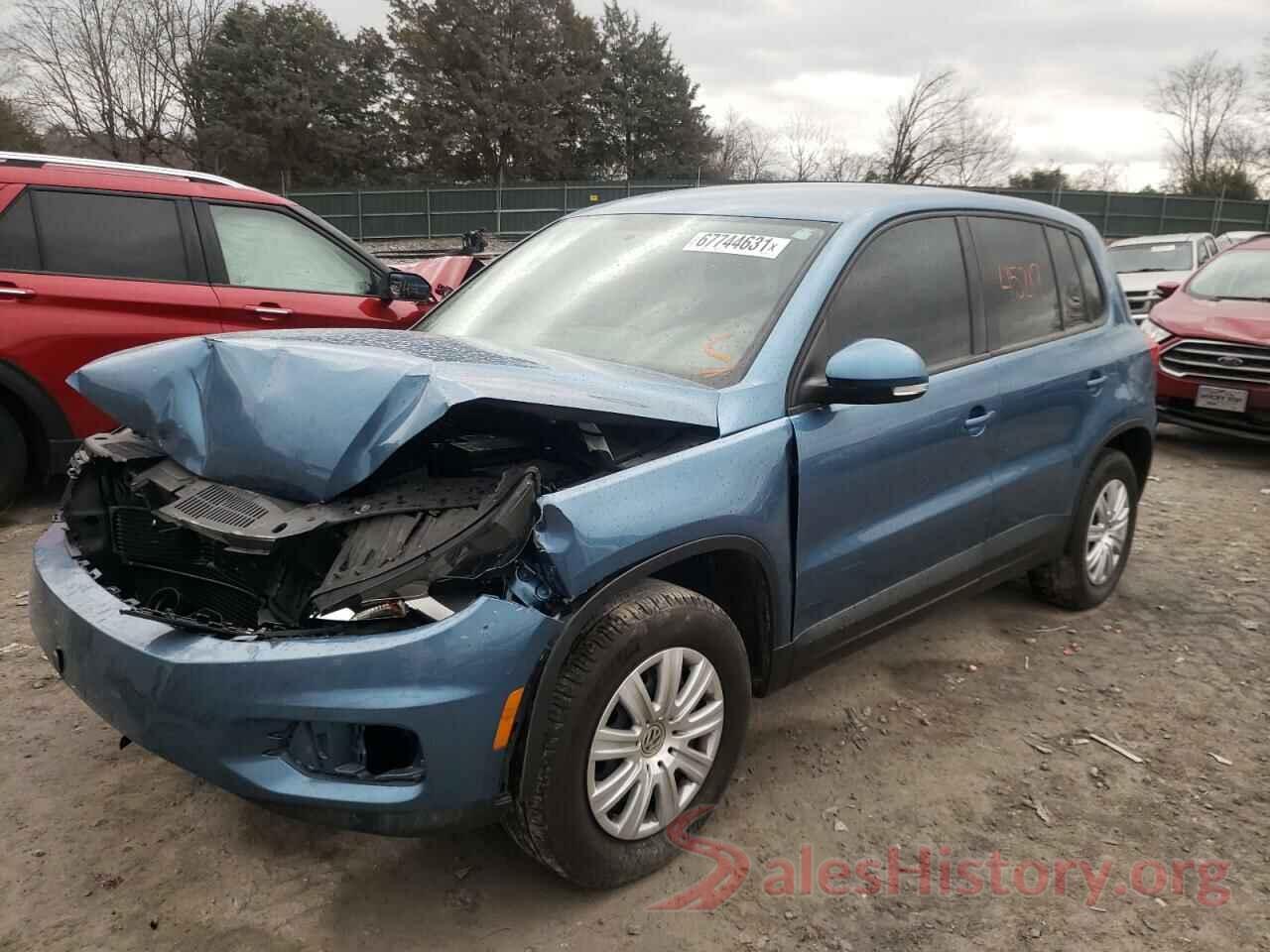 WVGAV7AX3HK048467 2017 VOLKSWAGEN TIGUAN