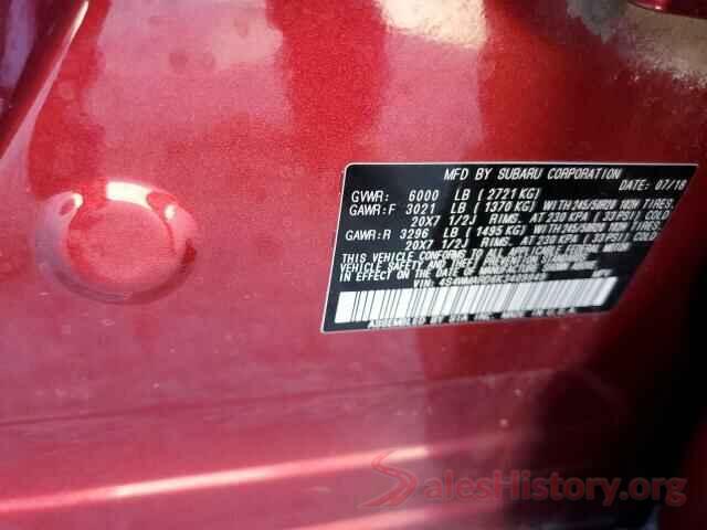 4S4WMARD6K3409949 2019 SUBARU ASCENT