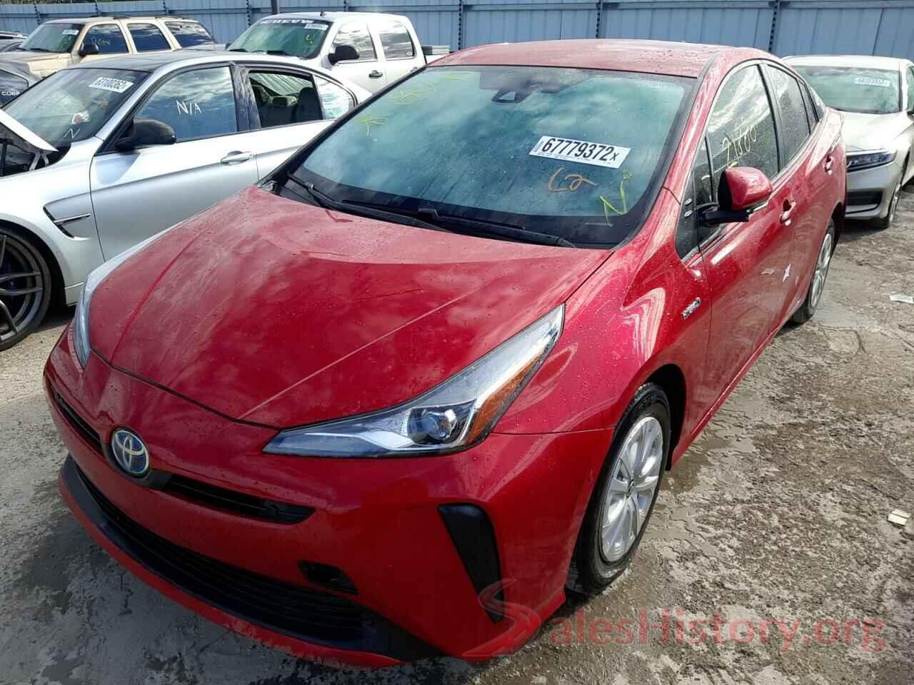 JTDKAMFU0M3127892 2021 TOYOTA PRIUS