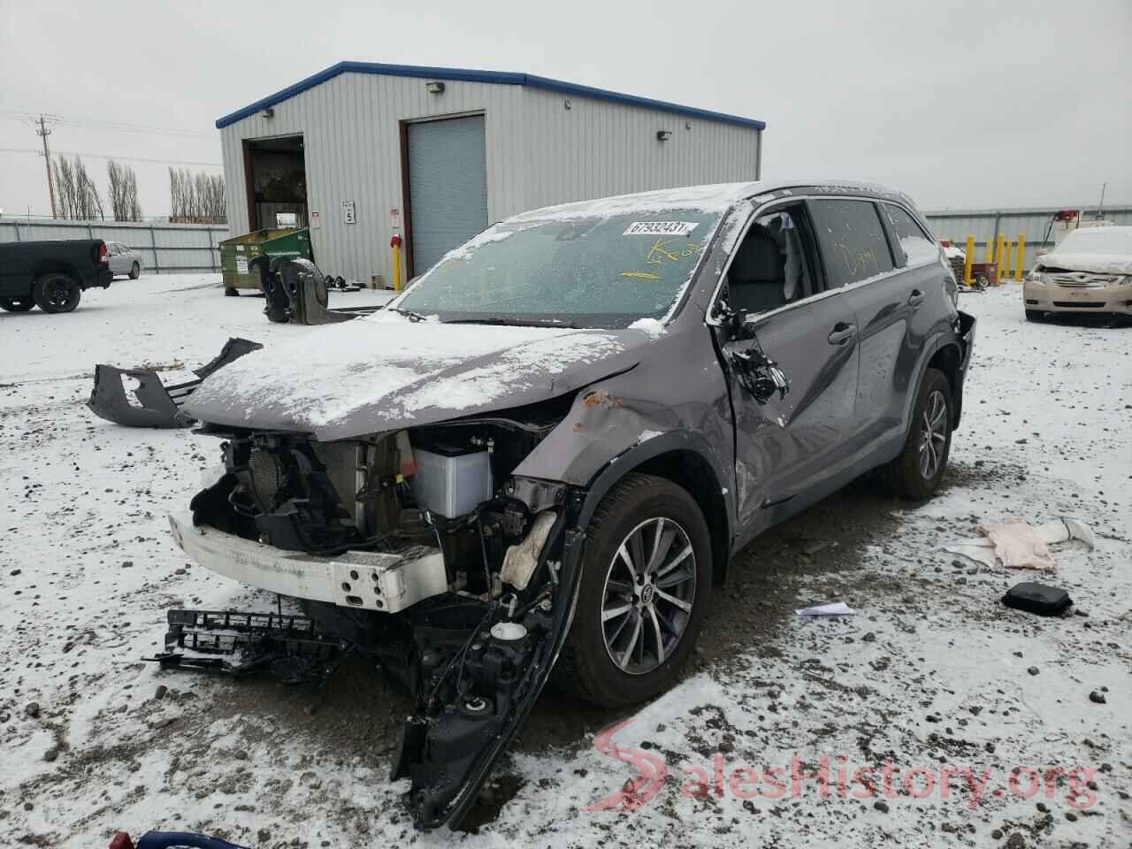 5TDJZRFH6KS575389 2019 TOYOTA HIGHLANDER