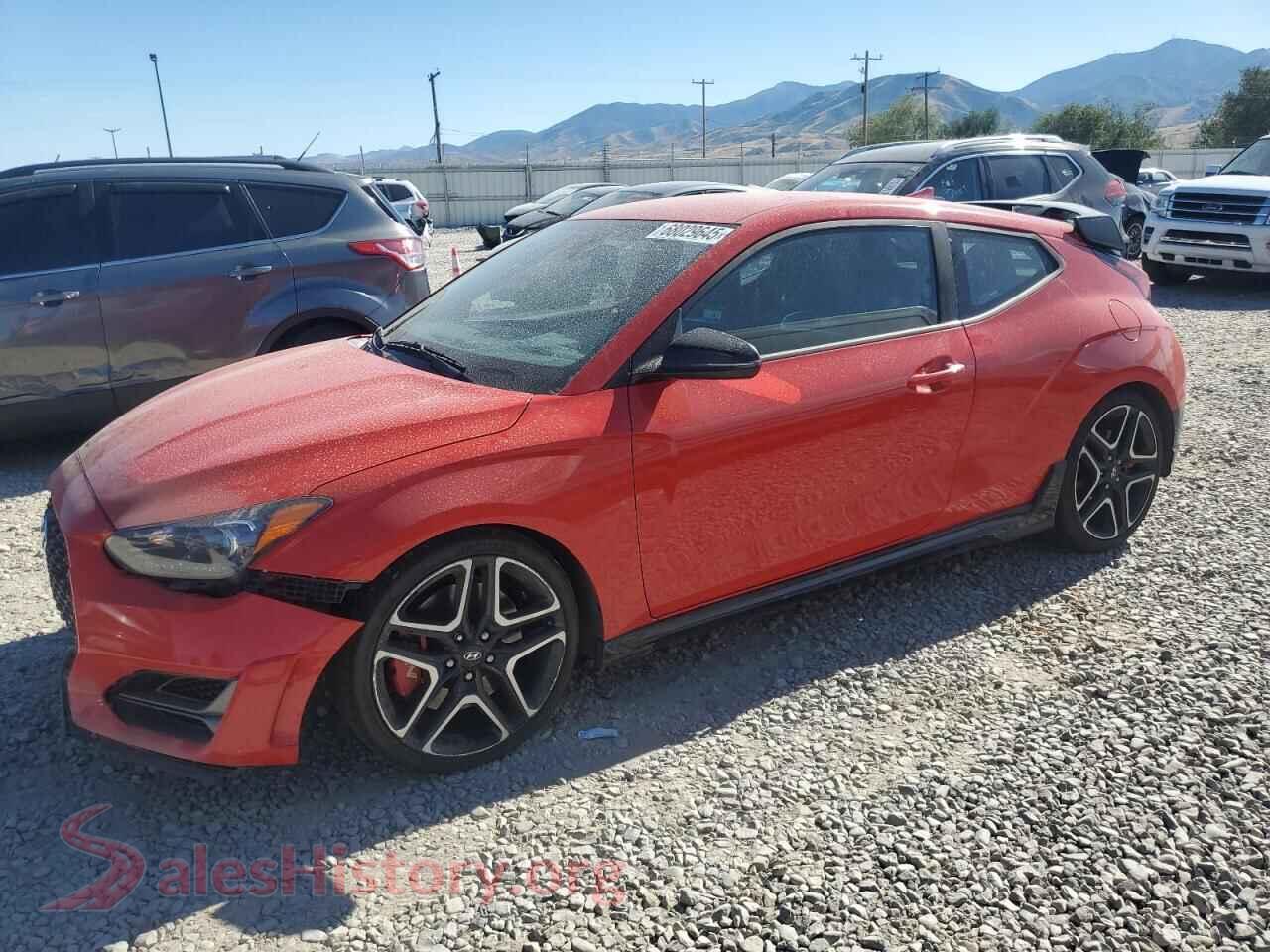 2021 HYUNDAI VELOSTER VIN KMHT36AHXMU008774, auction photo