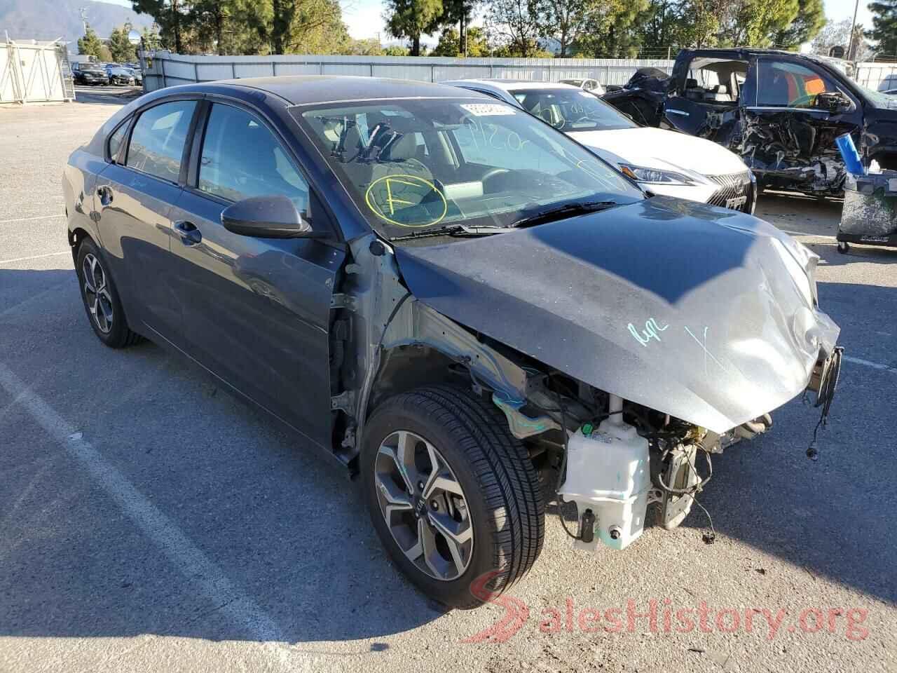 3KPF24AD8LE202349 2020 KIA FORTE