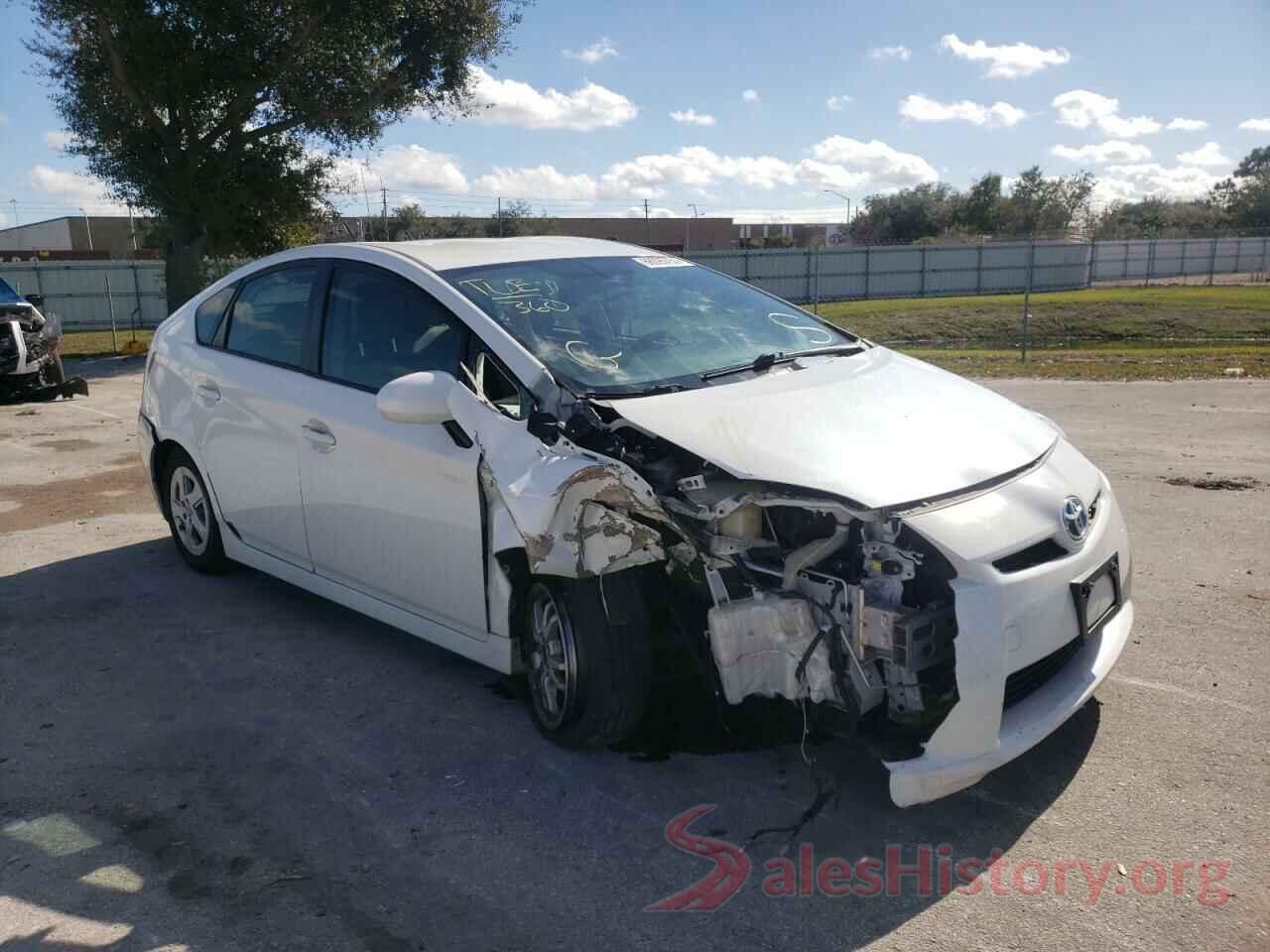 JTDKN3DU4A0099013 2010 TOYOTA PRIUS