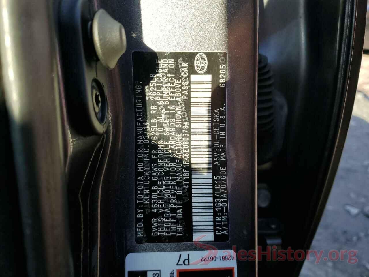 4T1BF1FK6EU803784 2014 TOYOTA CAMRY