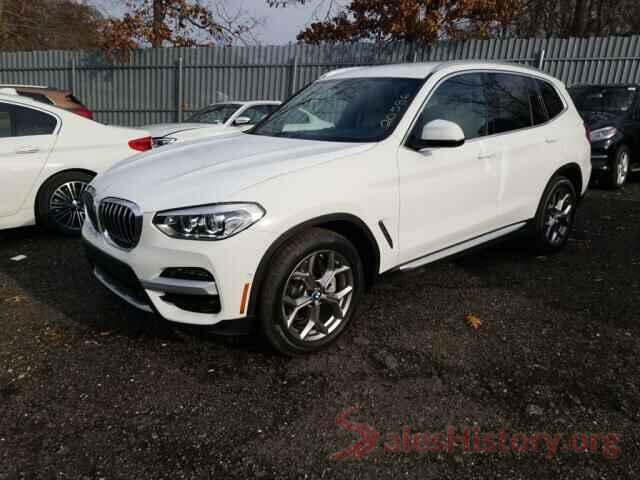 5UXTY3C09M9H12903 2021 BMW X3