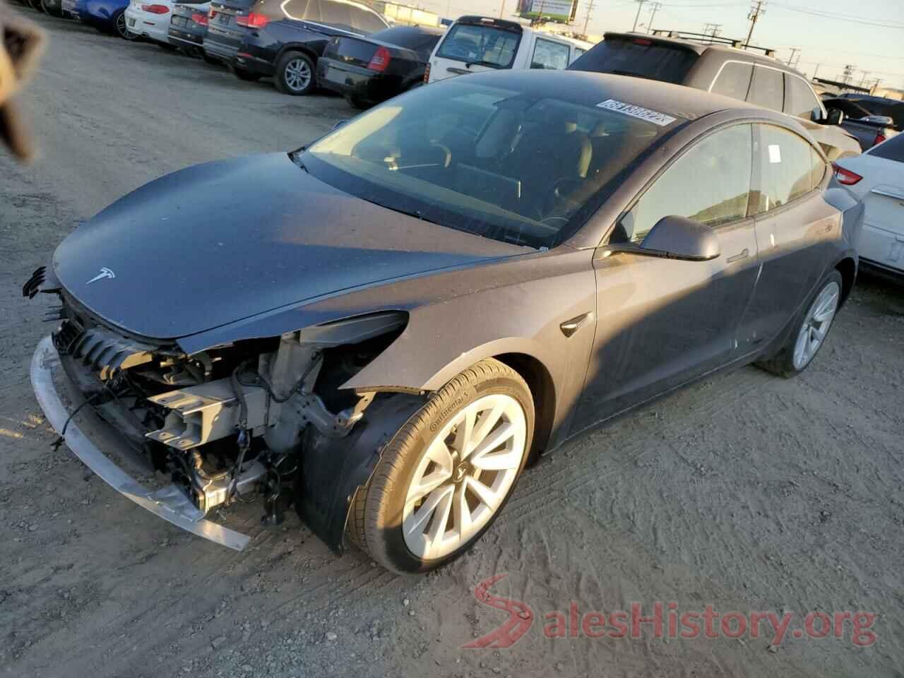 5YJ3E1EA4NF187810 2022 TESLA MODEL 3