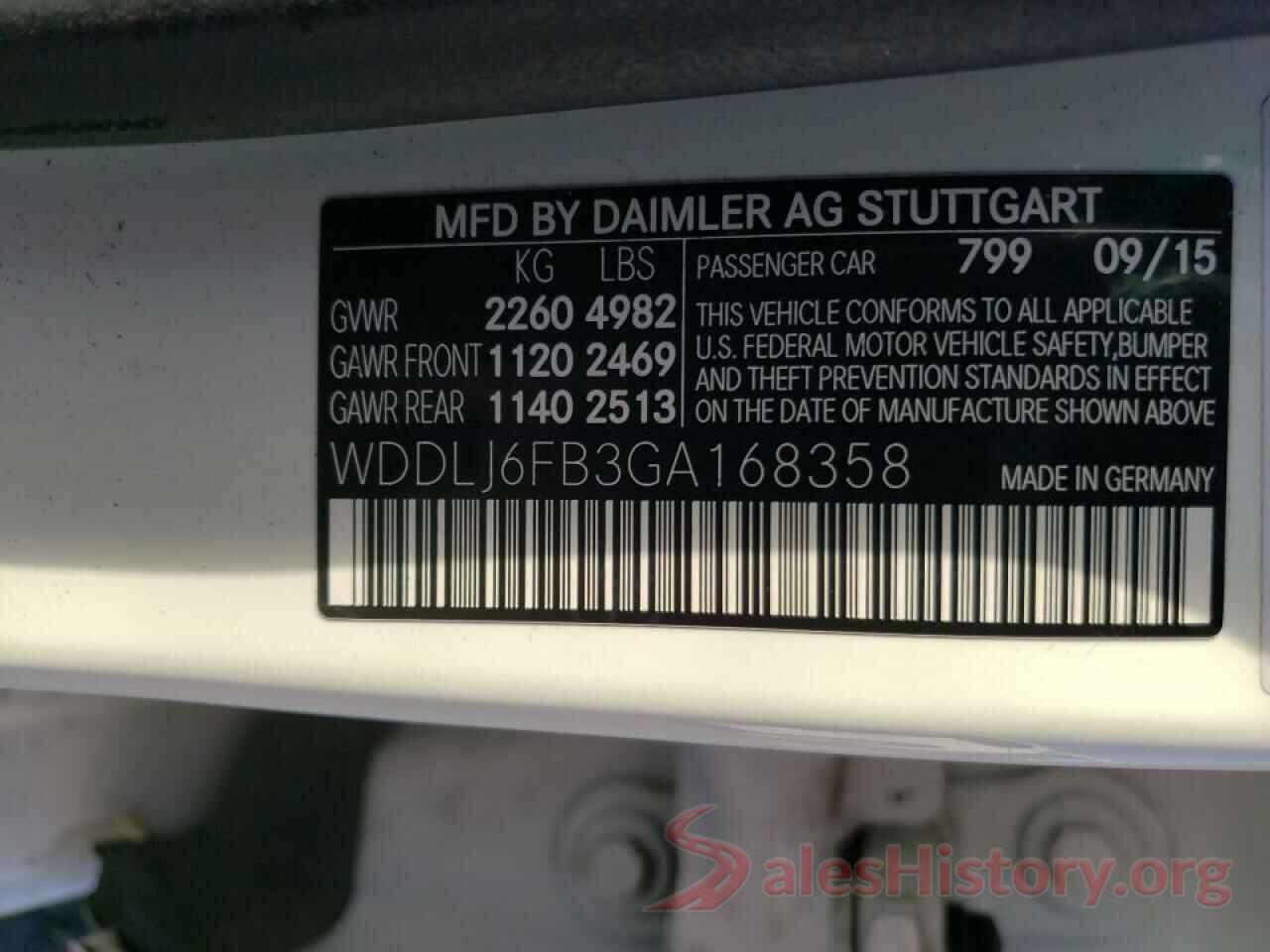 WDDLJ6FB3GA168358 2016 MERCEDES-BENZ CLC-CLASS