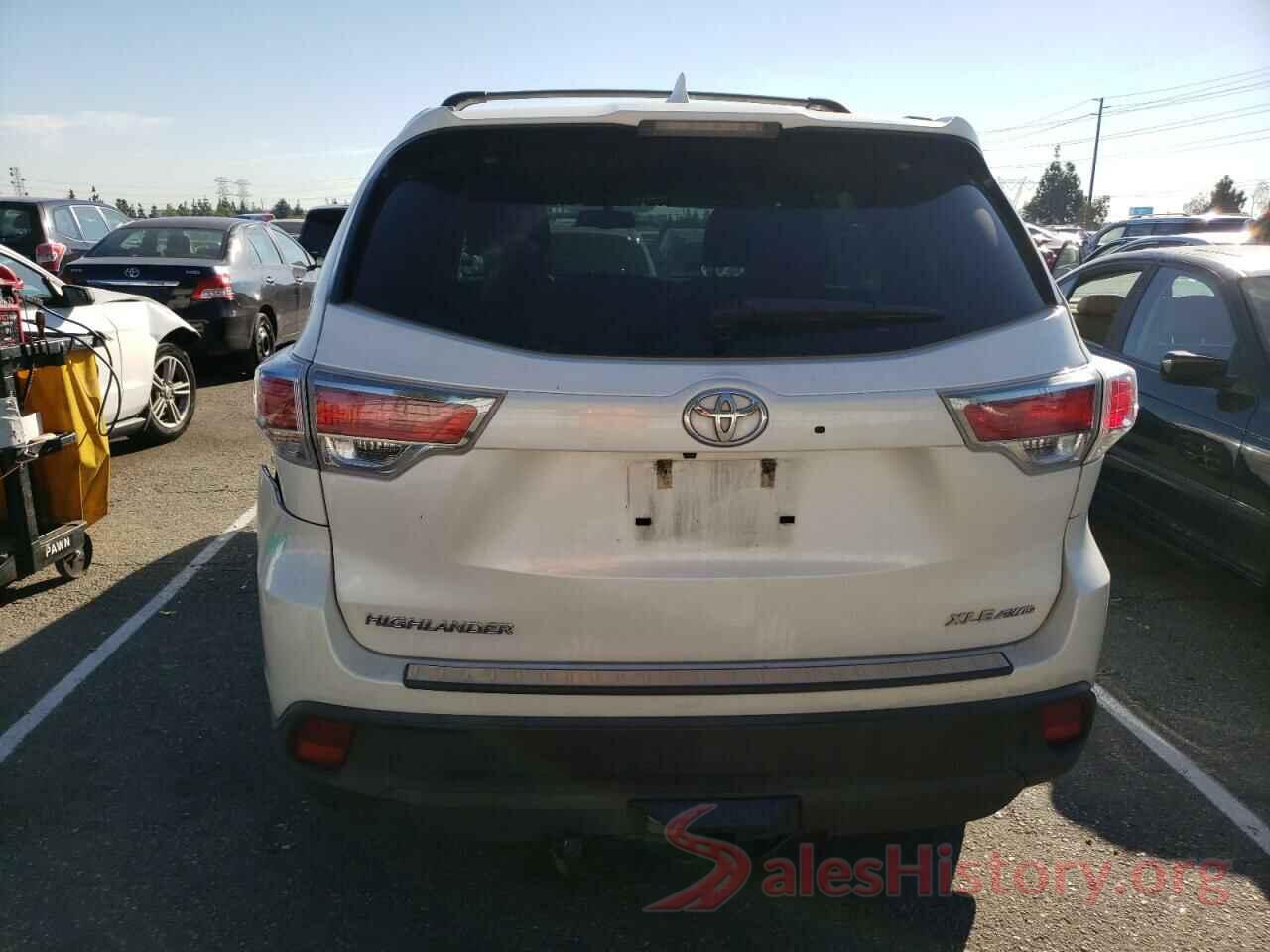 5TDJKRFH9GS326354 2016 TOYOTA HIGHLANDER