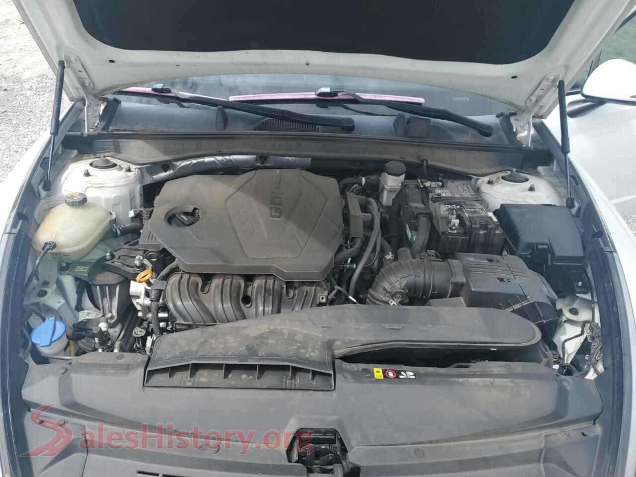 2020 HYUNDAI SONATA VIN 5NPEF4JA7LH031854, VIN plate