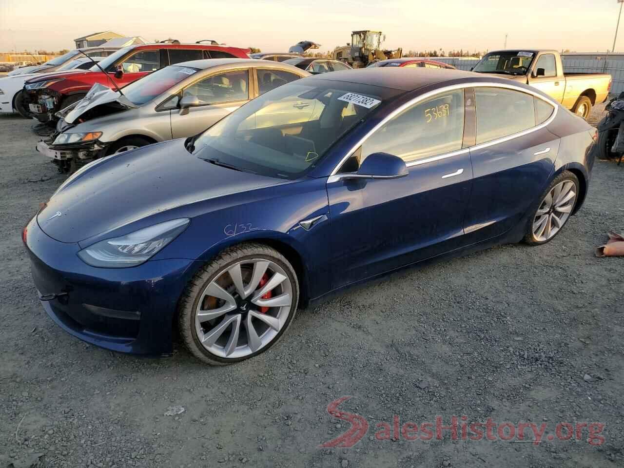 5YJ3E1EB8JF181057 2018 TESLA MODEL 3