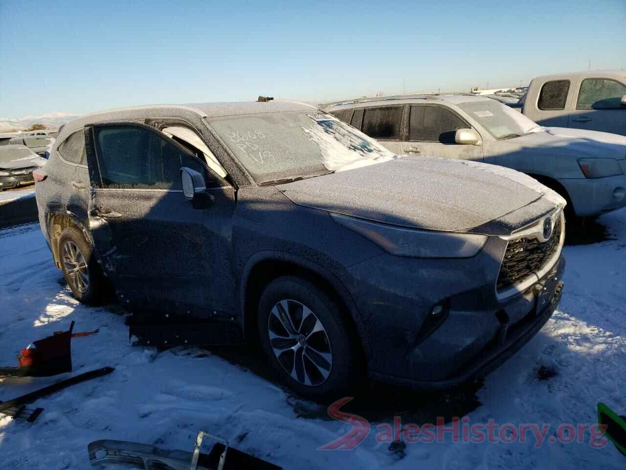 5TDGZRBH6NS578037 2022 TOYOTA HIGHLANDER