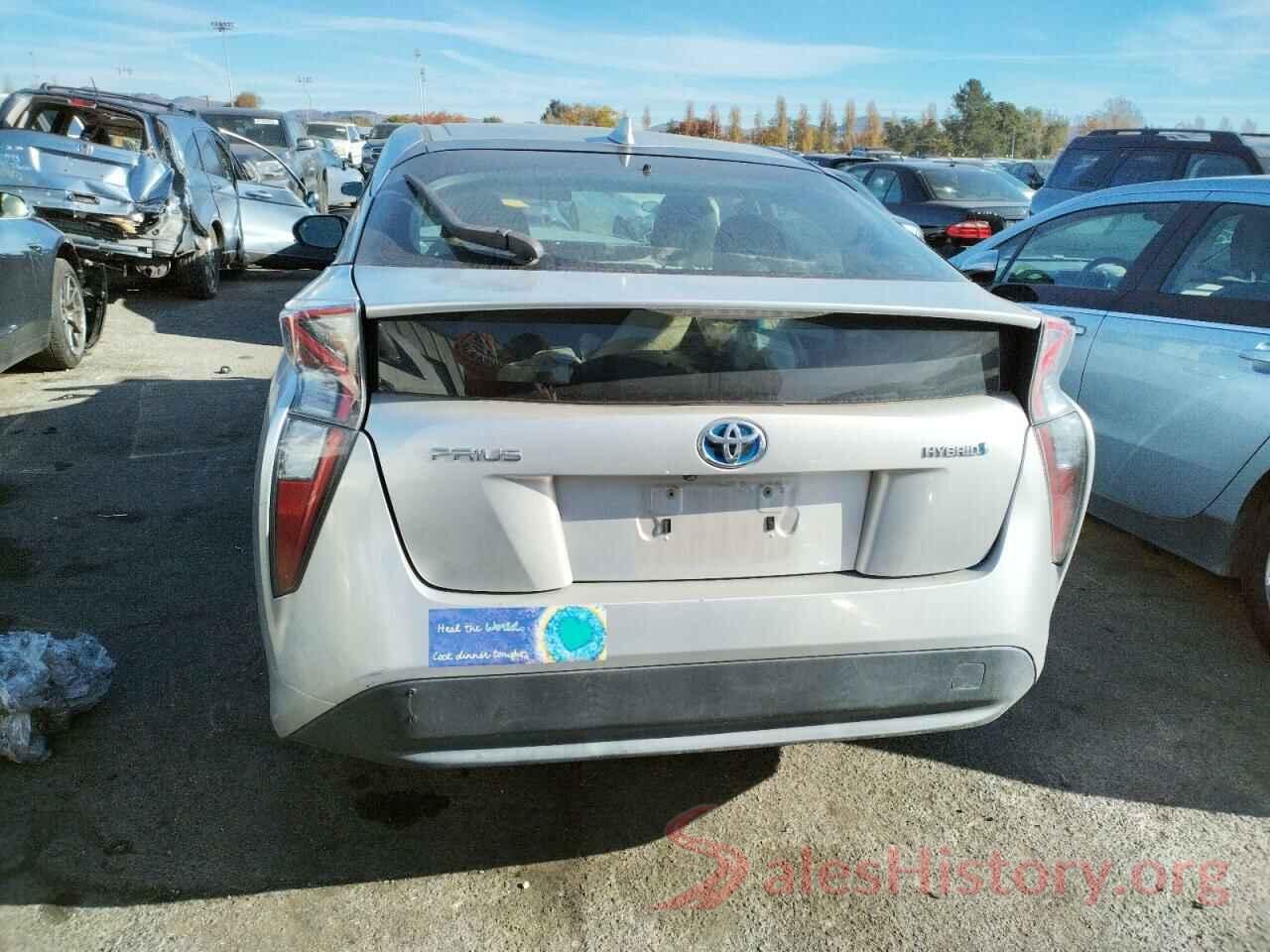 JTDKBRFU0G3510729 2016 TOYOTA PRIUS