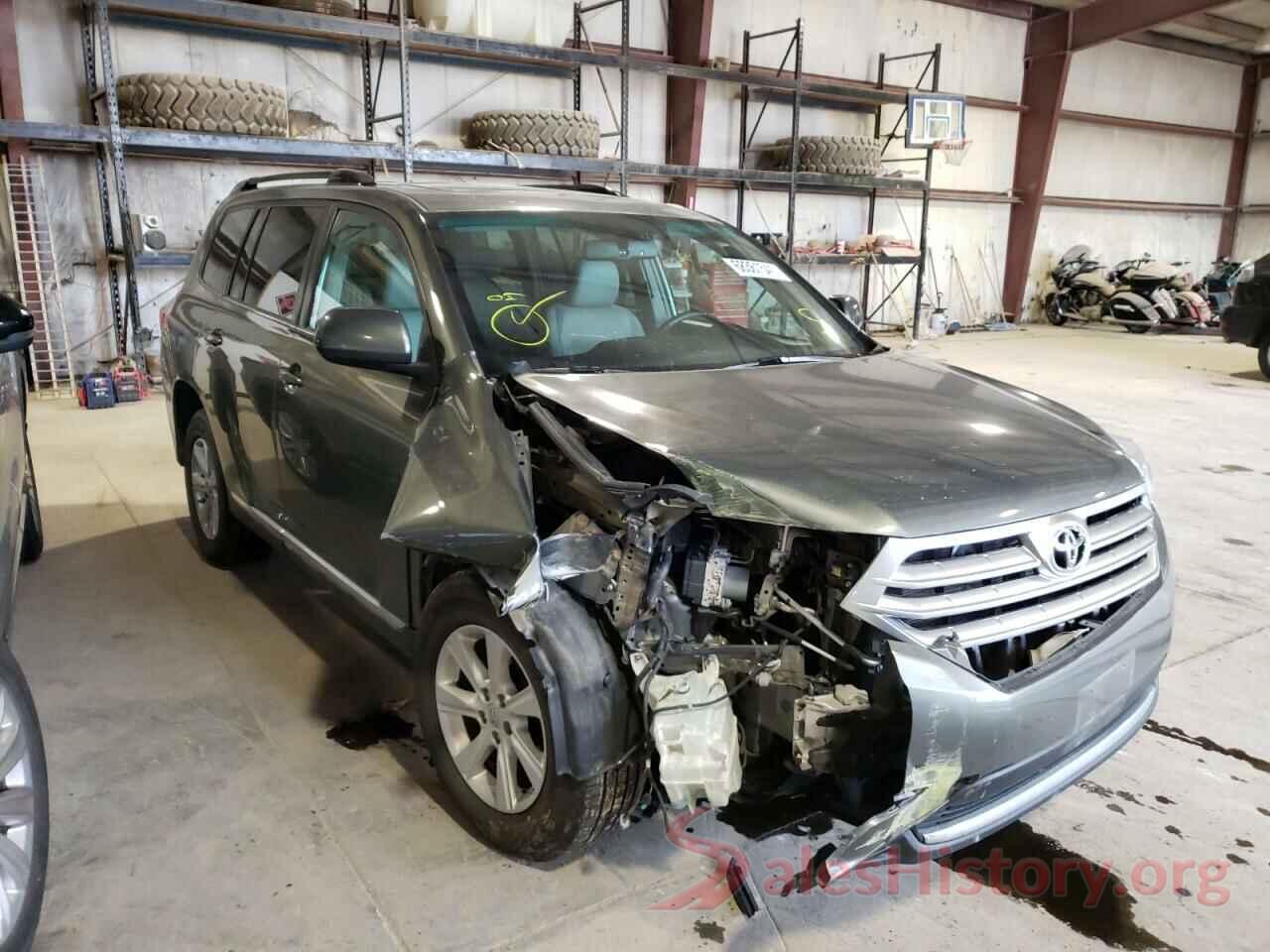 5TDBK3EH3CS124350 2012 TOYOTA HIGHLANDER