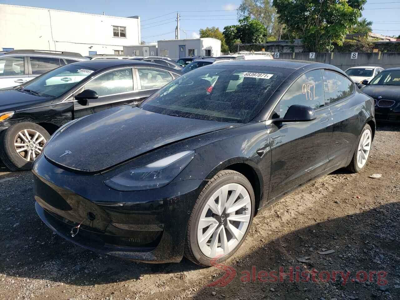 5YJ3E1EA1MF031187 2021 TESLA MODEL 3