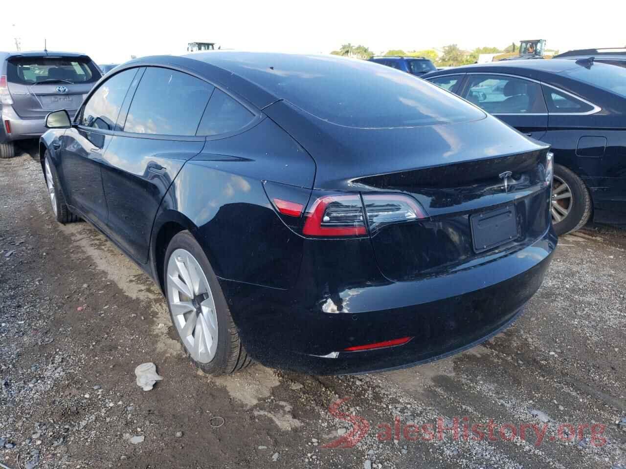 5YJ3E1EA1MF031187 2021 TESLA MODEL 3