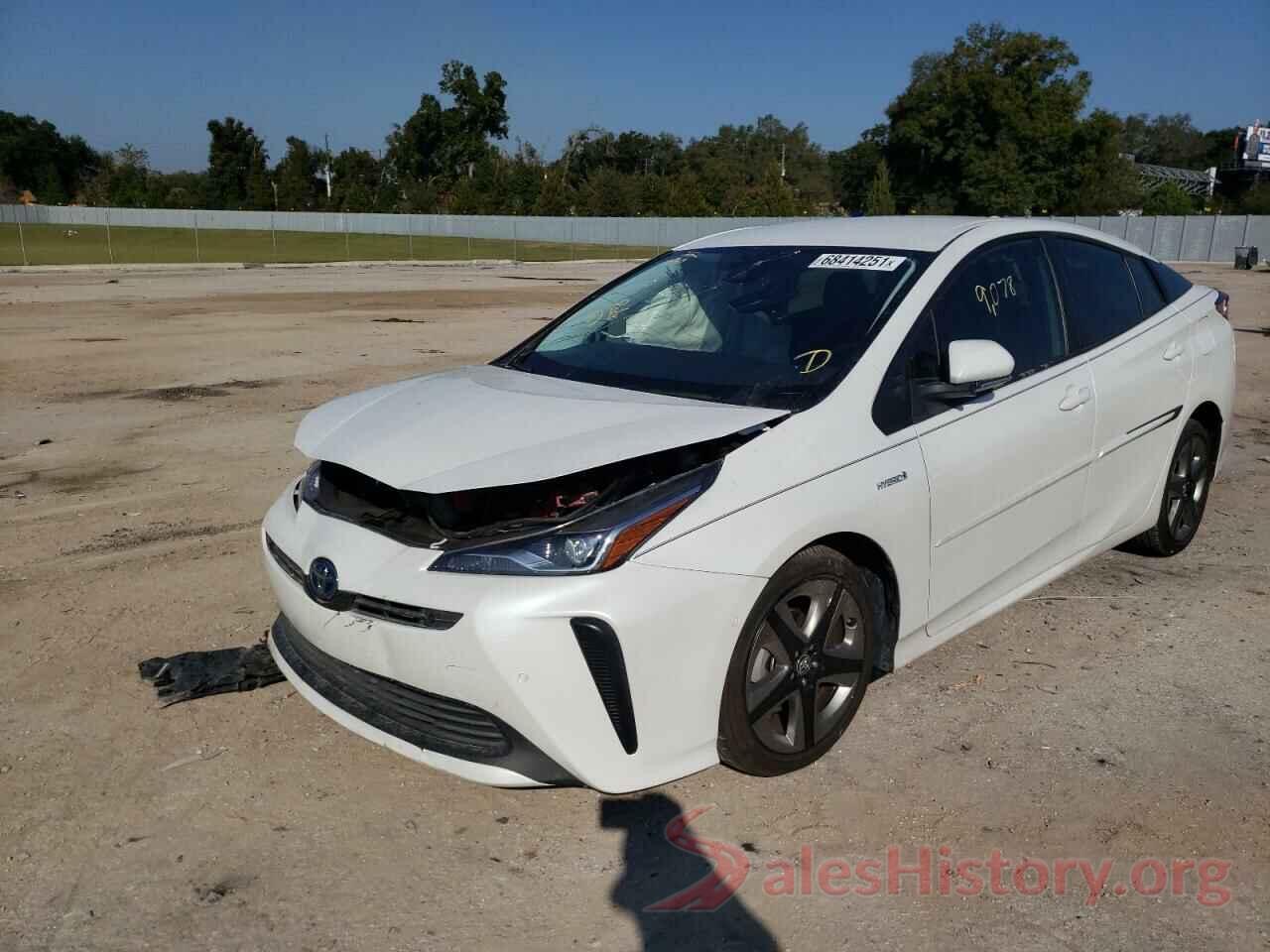 JTDKAMFU1M3137587 2021 TOYOTA PRIUS