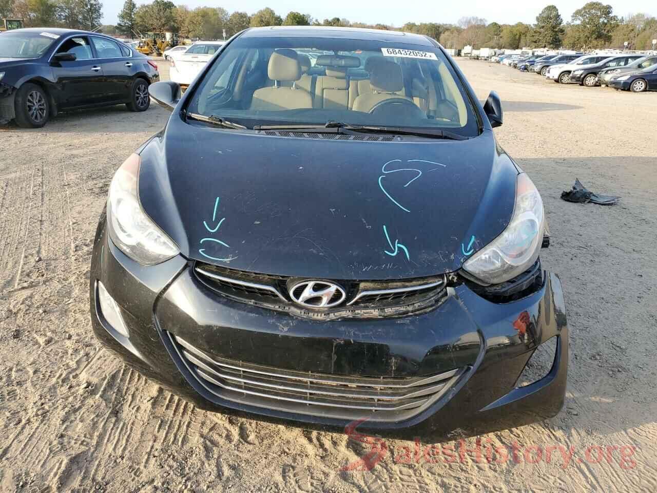 5NPDH4AE1DH169352 2013 HYUNDAI ELANTRA