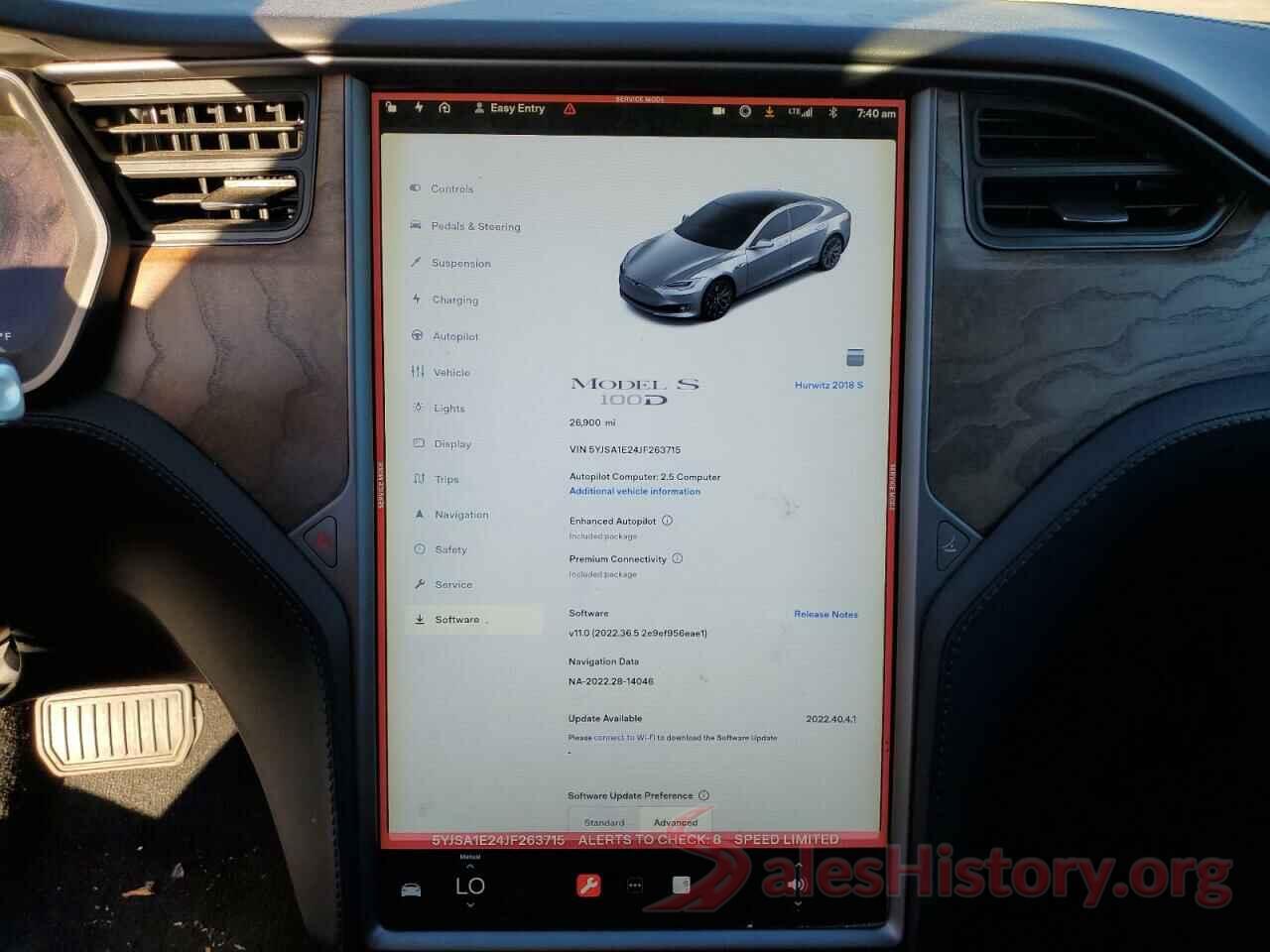 5YJSA1E24JF263715 2018 TESLA MODEL S