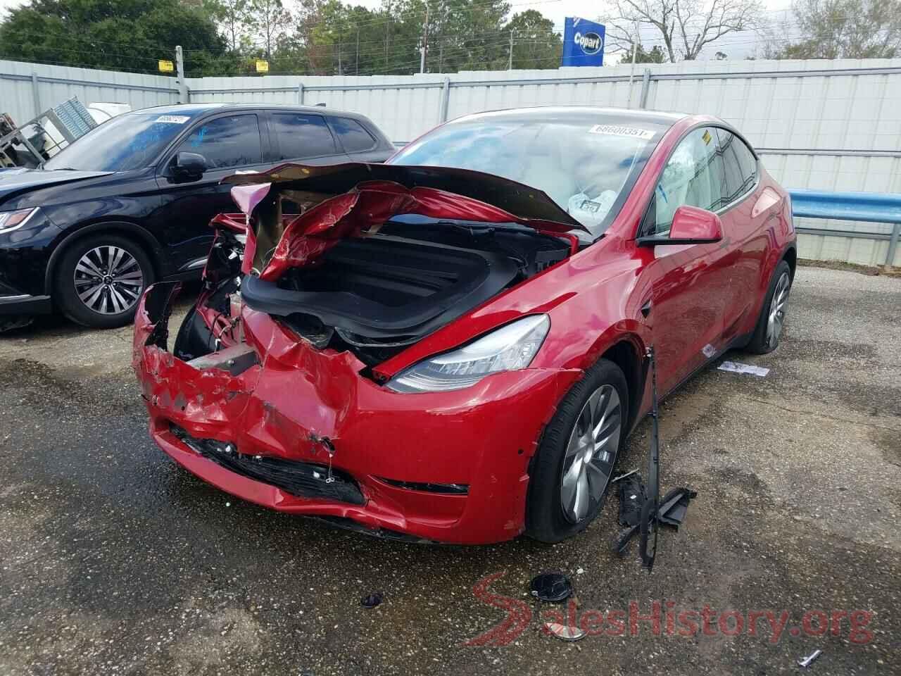 5YJYGDEE6LF042205 2020 TESLA MODEL Y