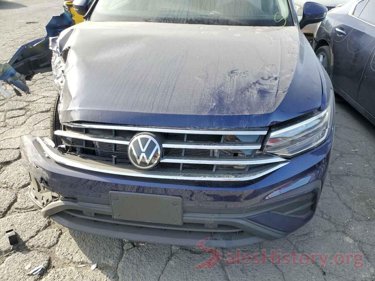 3VV2B7AX1NM055036 2022 VOLKSWAGEN TIGUAN