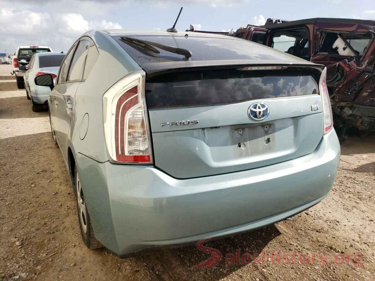 JTDKN3DU5E1801873 2014 TOYOTA PRIUS