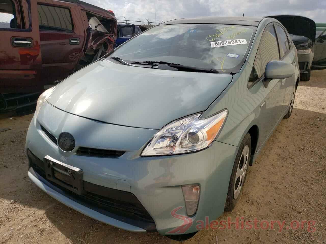 JTDKN3DU5E1801873 2014 TOYOTA PRIUS