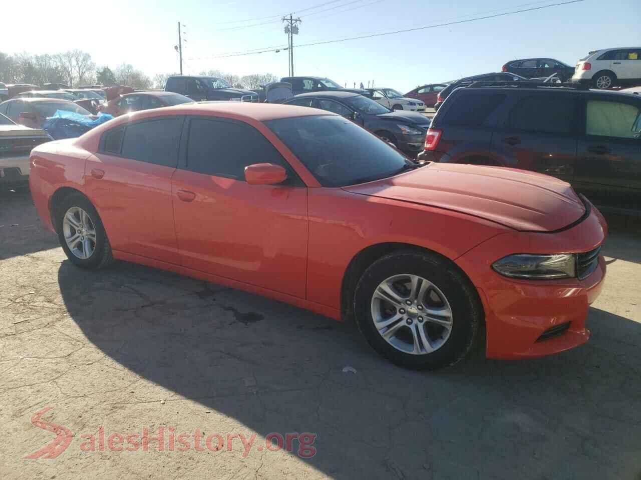 2019 DODGE CHARGER VIN 2C3CDXBG3KH644194, rear 3/4 view