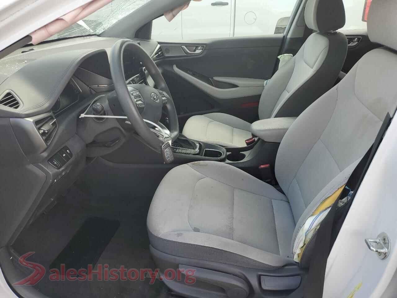 2021 HYUNDAI IONIQ VIN KMHC65LCXMU258082, engine bay