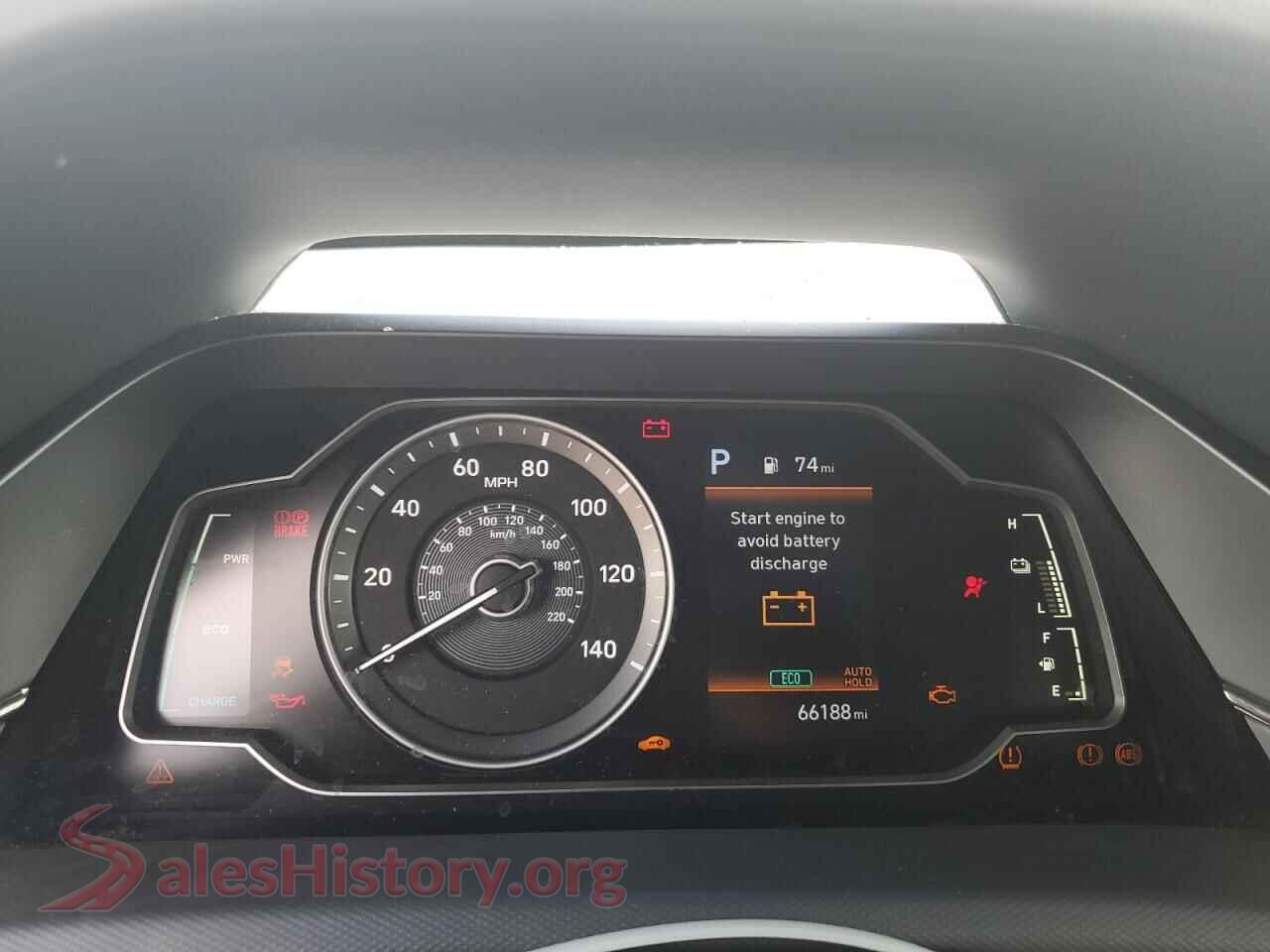 2021 HYUNDAI IONIQ VIN KMHC65LCXMU258082, interior center console