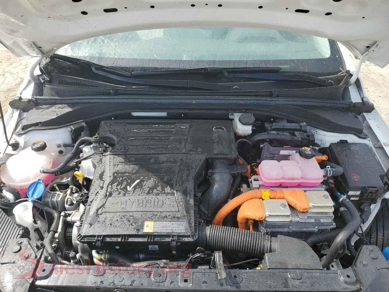 2021 HYUNDAI IONIQ VIN KMHC65LCXMU258082, VIN plate