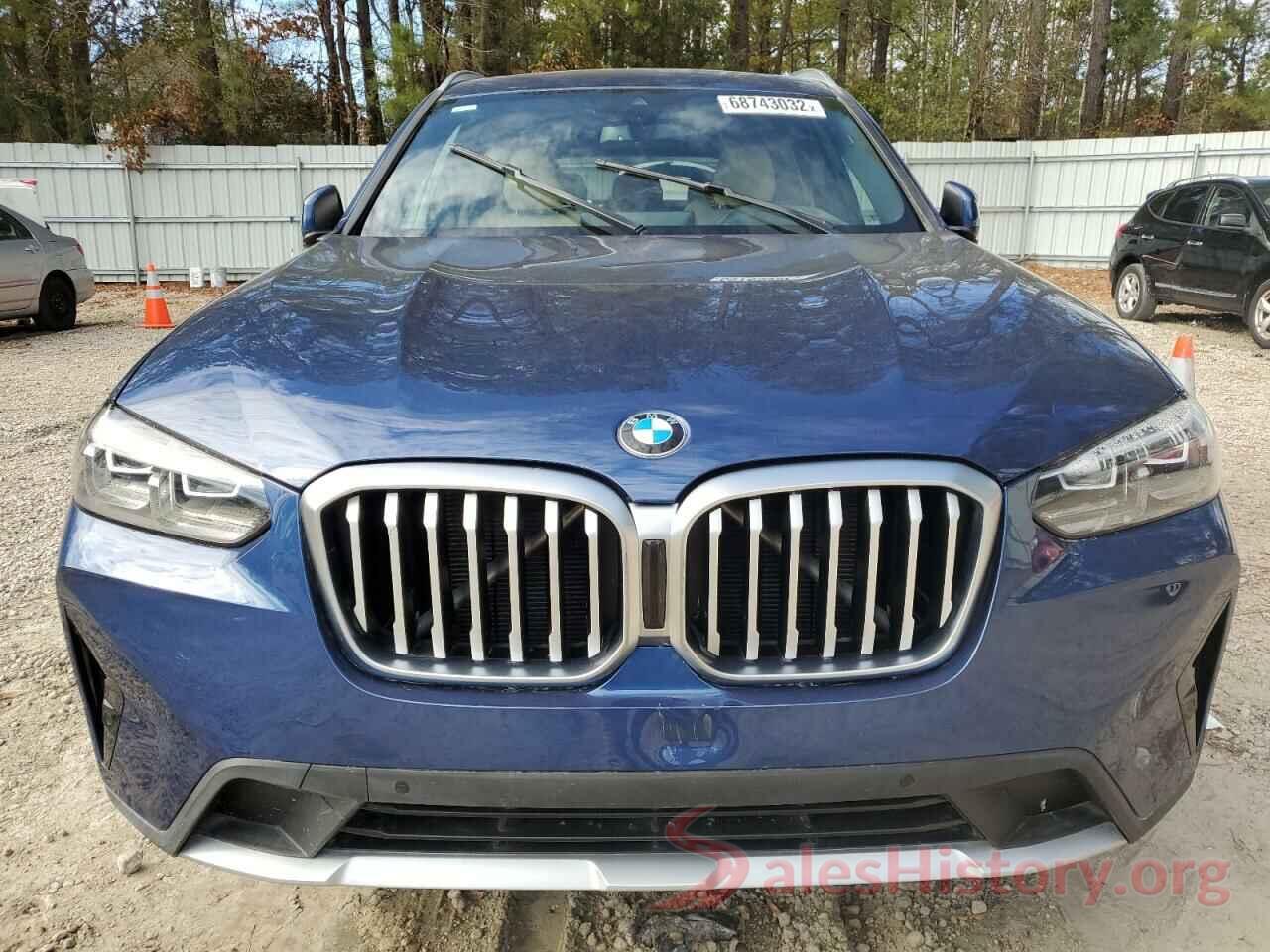 5UX53DP09N9J53813 2022 BMW X3